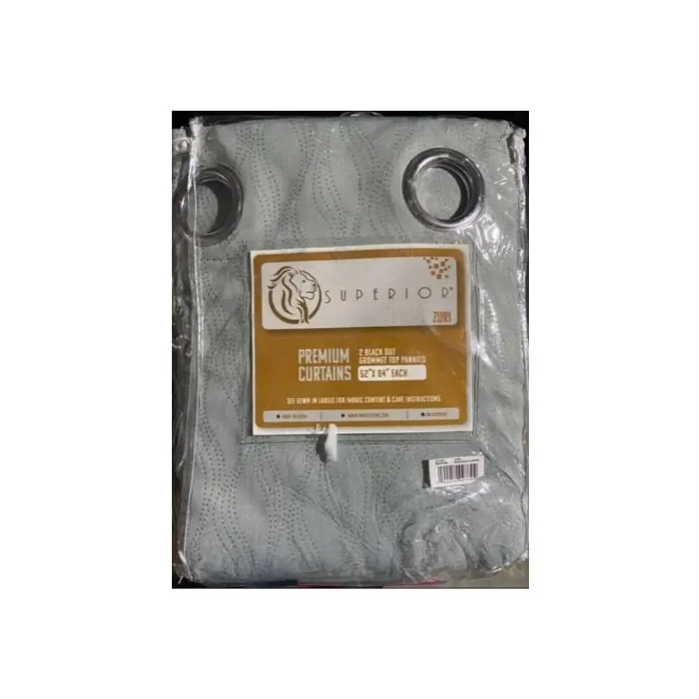Superior Zuri sea foam curtains